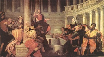 Jesus among the Doctors in the Temple Paolo Veronese religious Christian Oil Paintings